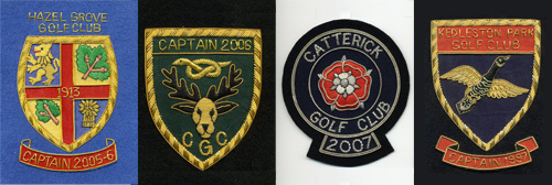 Blazer Badges - Click for a more detailed image of the badges